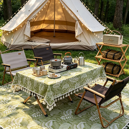 Ownkoti Multi-Purpose Outdoor Picnic Mat Tablecloth - 55" x 118" - image 0