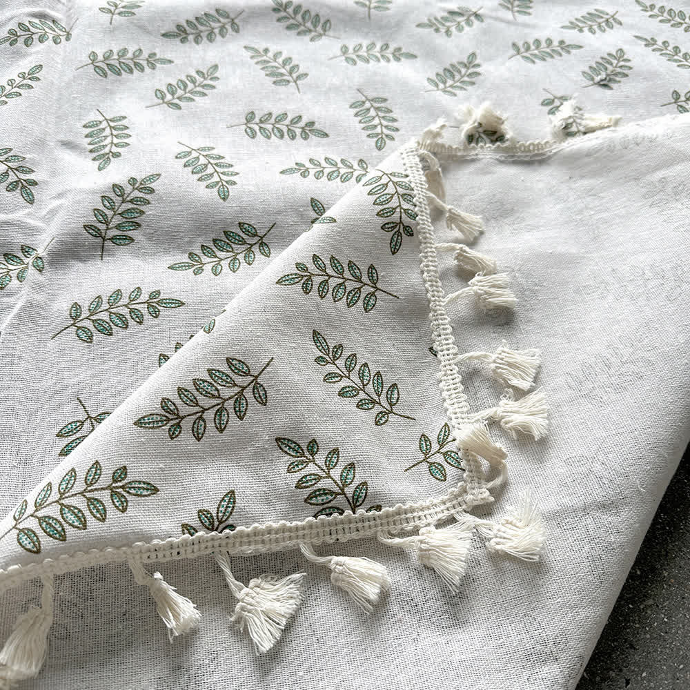 Ownkoti Minimalist Leaf Picnic Blanket Tablecloth - image 4