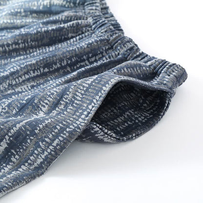 Ownkoti Unisex Blue Artistic Cotton Pajama Set - image 5