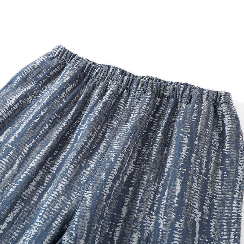 Ownkoti Unisex Blue Artistic Cotton Pajama Set - image 3