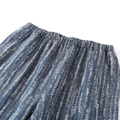 Ownkoti Unisex Blue Artistic Cotton Pajama Set - image 3
