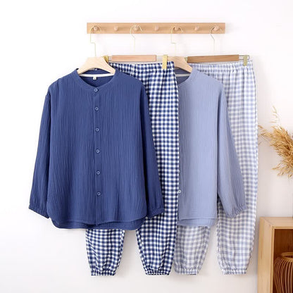 Ownkoti Mixed-Match Gingham Print Loungewear Set - image 0