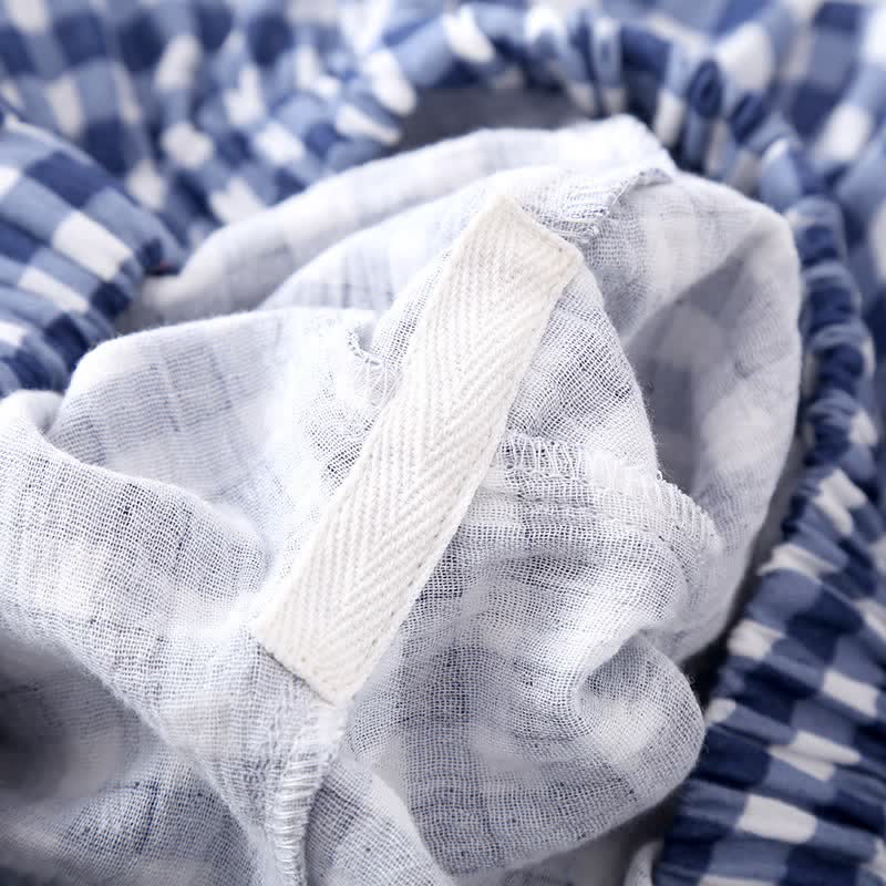 Ownkoti Mixed-Match Gingham Print Loungewear Set - image 7