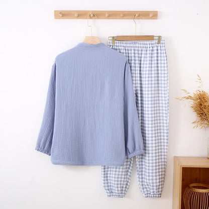 Ownkoti Mixed-Match Gingham Print Loungewear Set - image 9