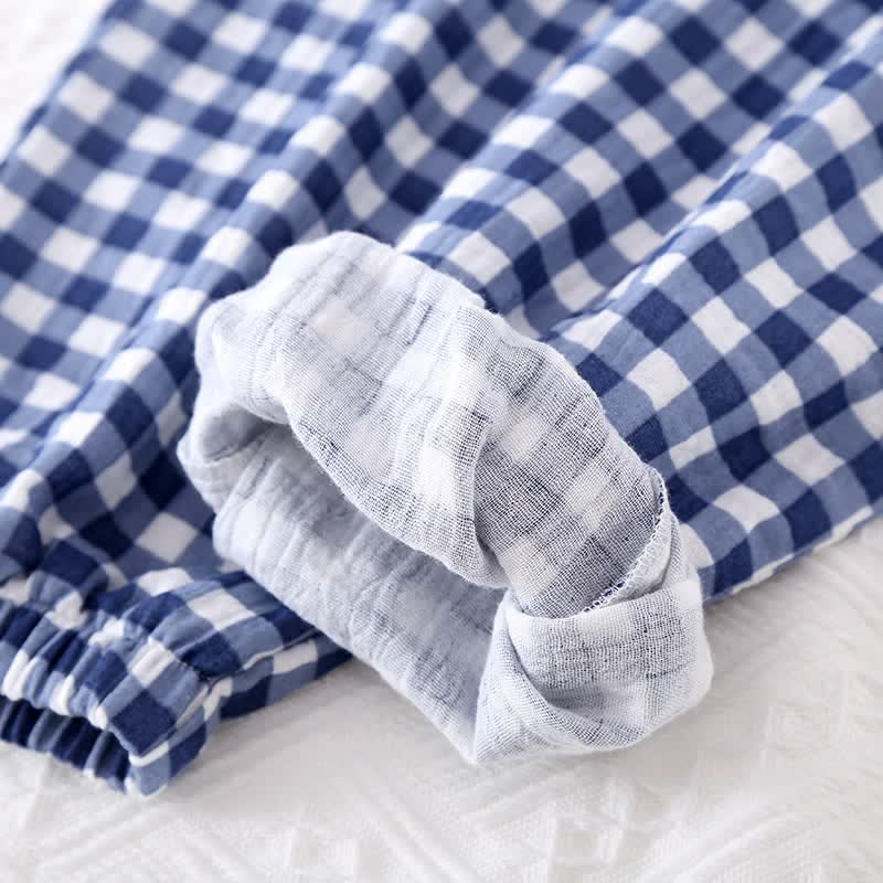 Ownkoti Mixed-Match Gingham Print Loungewear Set - image 5