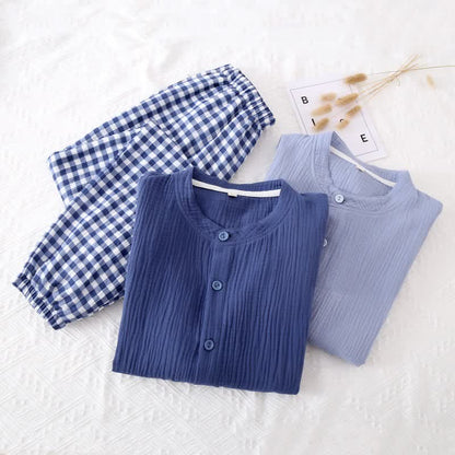 Ownkoti Mixed-Match Gingham Print Loungewear Set - image 1
