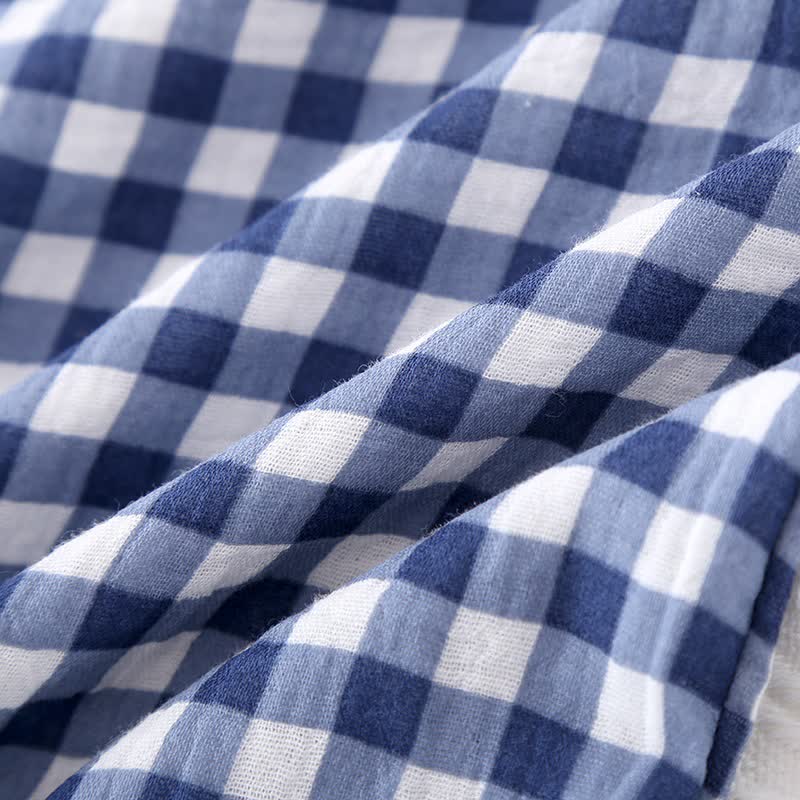 Ownkoti Mixed-Match Gingham Print Loungewear Set - image 6
