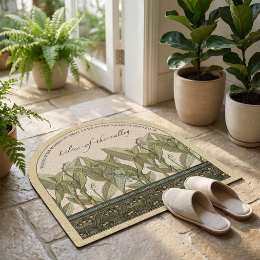 Ownkoti Vintage Lily of the Valley  Area Rug - 47" × 55" - image 0