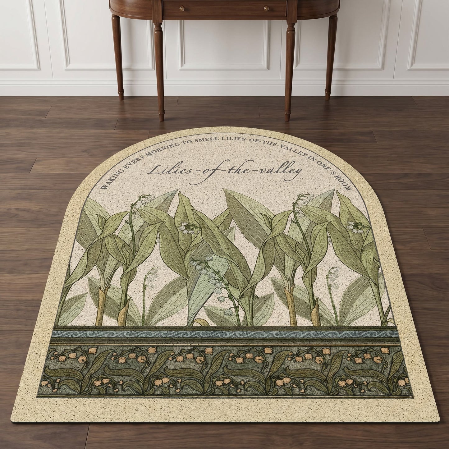 Ownkoti Vintage Lily of the Valley  Area Rug - image 1