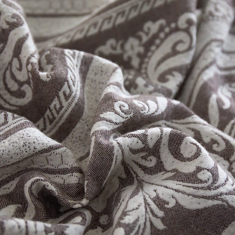 Ownkoti Damask Paisley Pattern Cotton Blanket - image 8