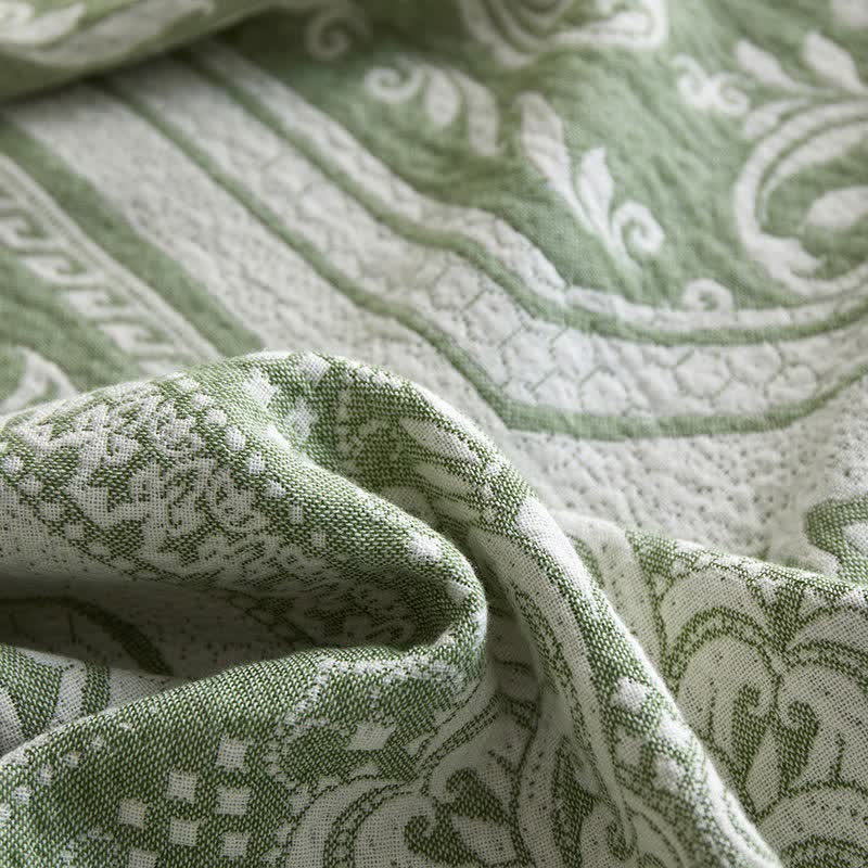 Ownkoti Damask Paisley Pattern Cotton Blanket - image 16