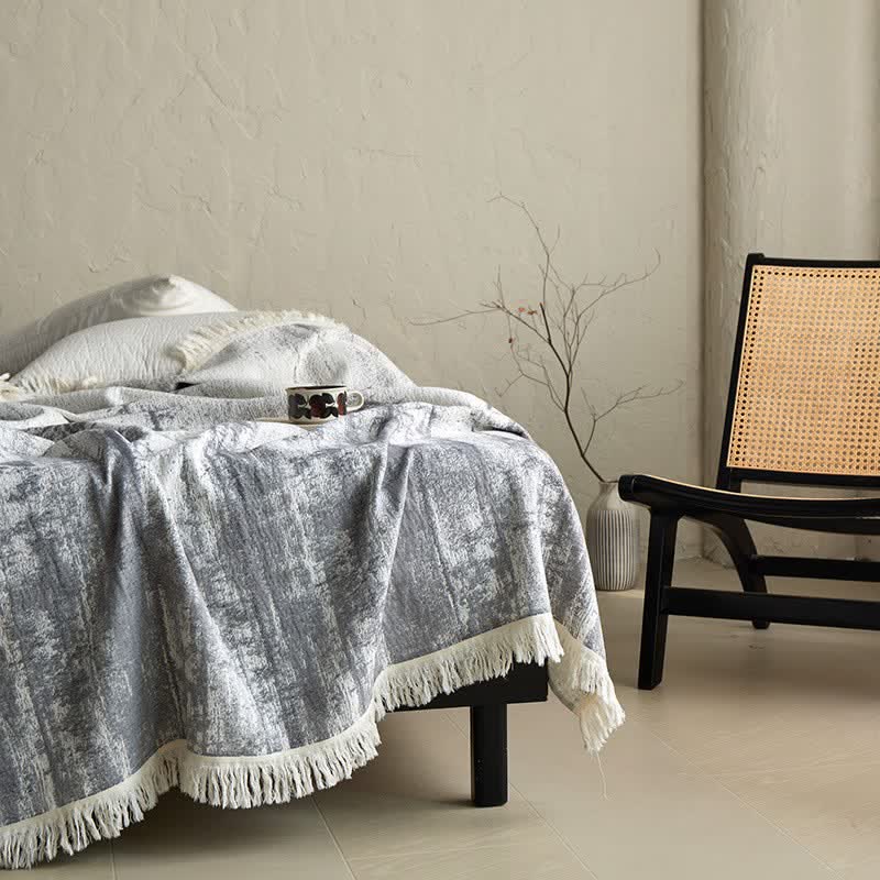 Ownkoti Abstract Ink Style Cotton Gauze Blanket - image 2