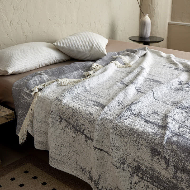 Ownkoti Abstract Ink Style Cotton Gauze Blanket - image 4