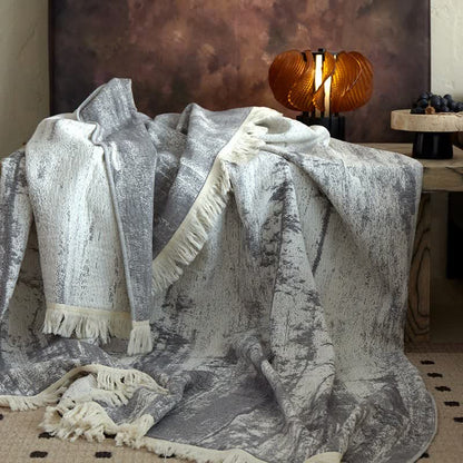 Ownkoti Abstract Ink Style Cotton Gauze Blanket - image 1