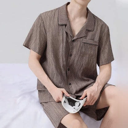 Ownkoti Textured Short Sleeve Pajama Set - image 2