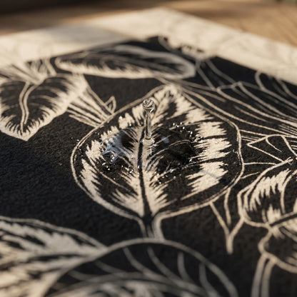 Ownkoti Tropical Leaf Vintage Bathroom Rug - image 4