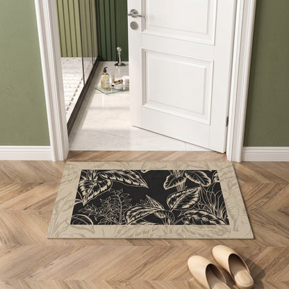 Ownkoti Tropical Leaf Vintage Bathroom Rug - image 1