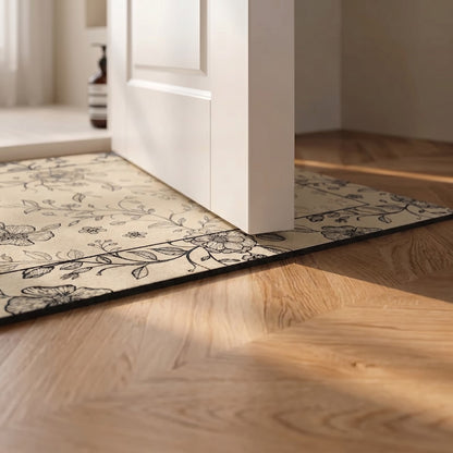 Ownkoti Vintage Vine Floral Bathroom Rug - image 3