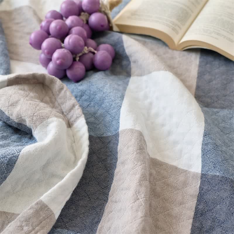 Ownkoti Multi-Tone Plaid Cotton Quilt - image 4