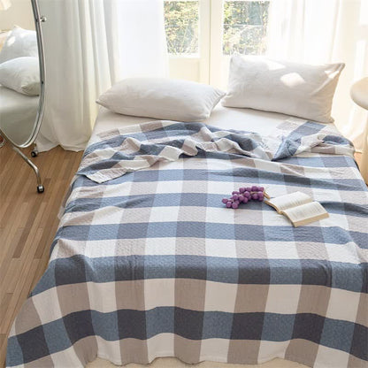 Ownkoti Multi-Tone Plaid Cotton Quilt - image 1