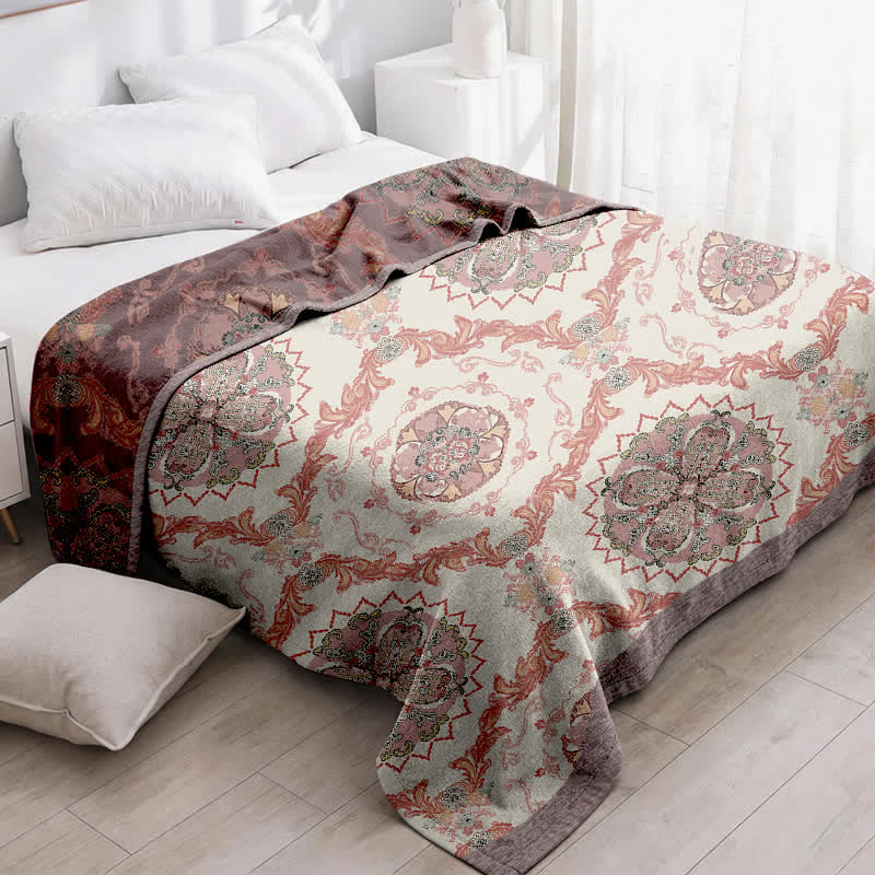 Ownkoti Vintage Ornate Floral Cotton Gauze Quilt - image 2