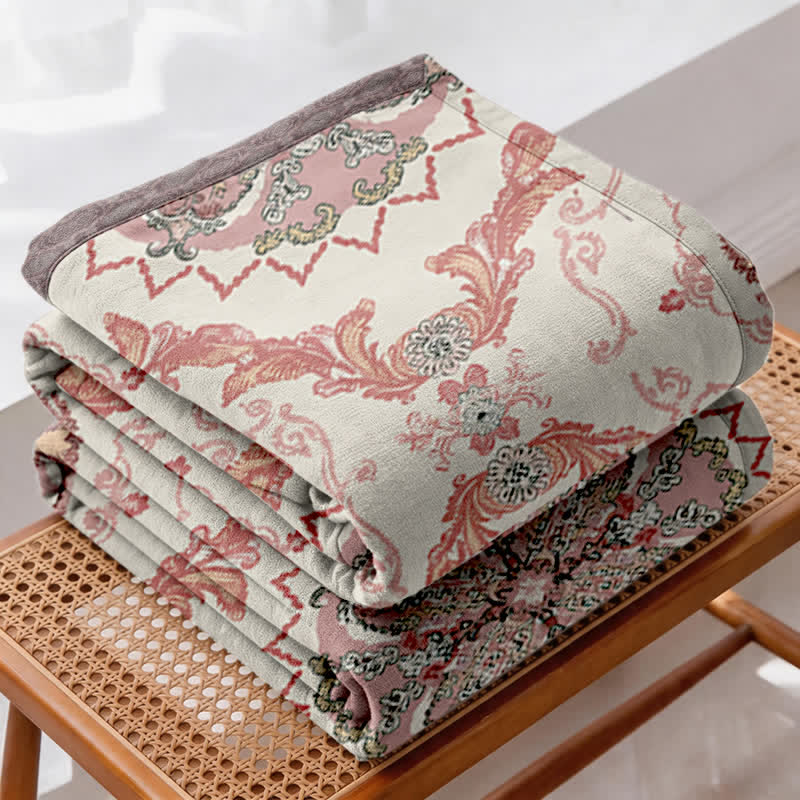 Ownkoti Vintage Ornate Floral Cotton Gauze Quilt - image 3