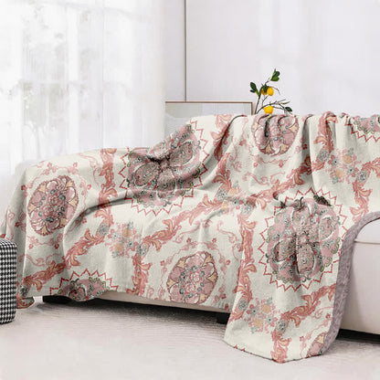 Ownkoti Vintage Ornate Floral Cotton Gauze Quilt - image 4