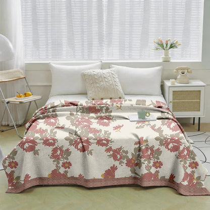 Ownkoti Vintage Rose Floral Cotton Gauze Quilt - image 1