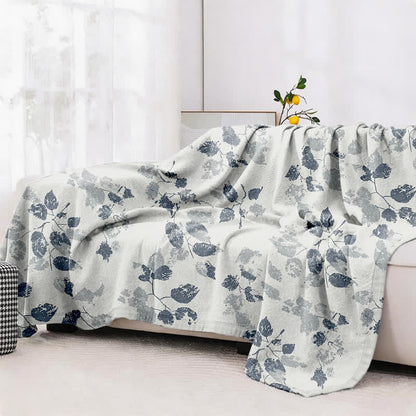 Ownkoti Boho Leaf Print Cotton Gauze Quilt - image 4