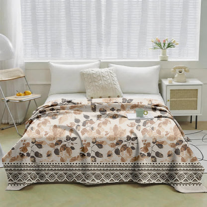 Ownkoti Bohemian Autumn Leaf Cotton Gauze Quilt - image 1