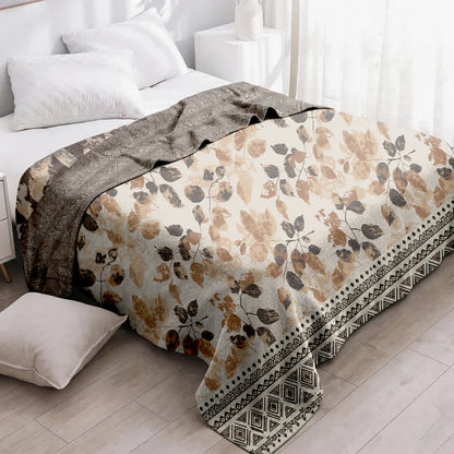 Ownkoti Bohemian Autumn Leaf Cotton Gauze Quilt - image 2