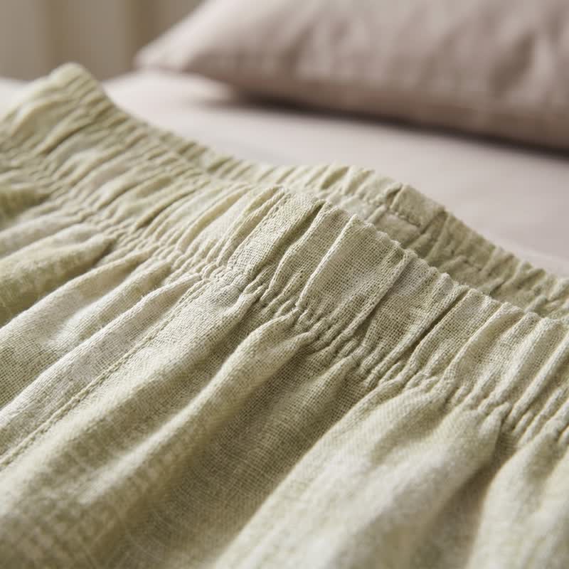 Ownkoti Light Floral & Subtle Gingham Button Loungewear Set - image 7