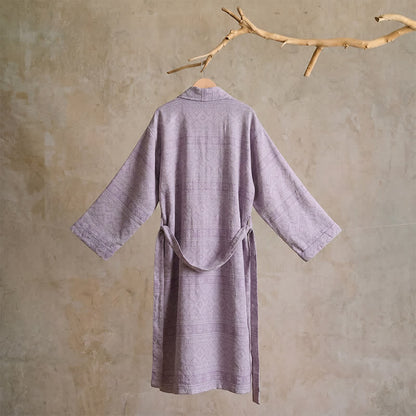 Ownkoti Cotton Ethnic Geometric Print Kimono Robe - image 10