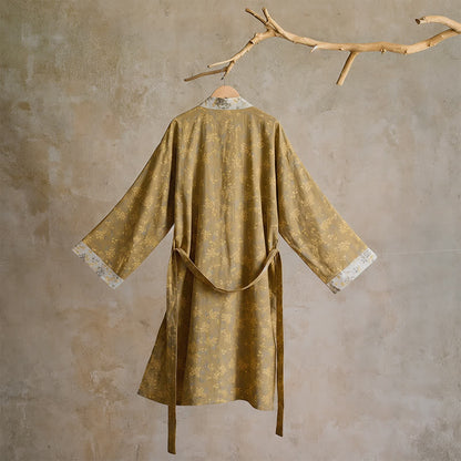 Ownkoti Cotton Reversible Floral Kimono Robe - image 2