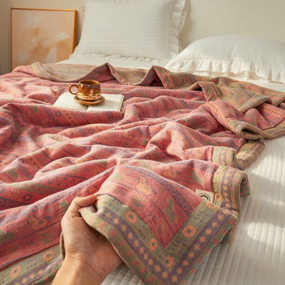 Ownkoti Jacquard Double-layer Gauze Natural Cotton Quilt - image 4