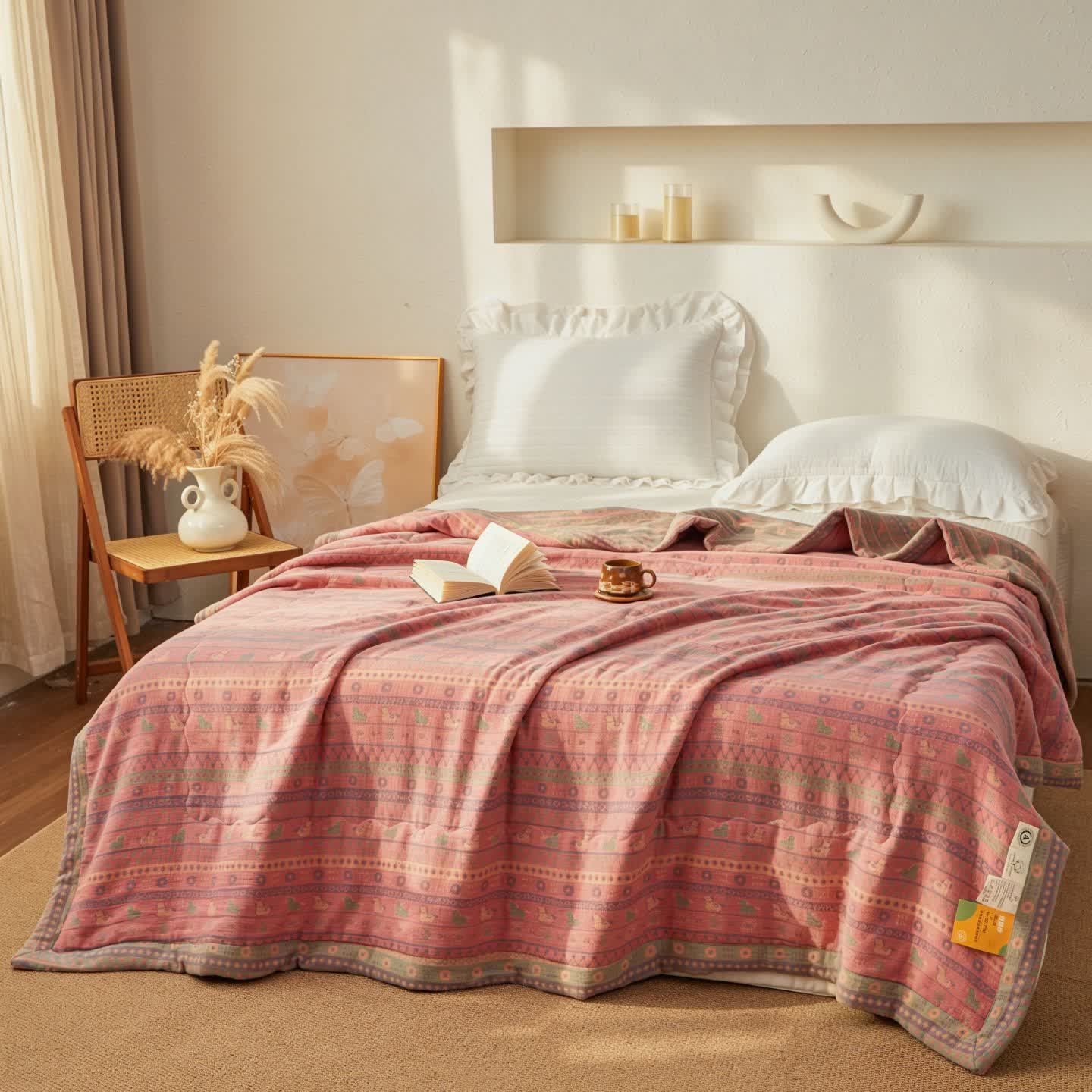 Ownkoti Jacquard Double-layer Gauze Natural Cotton Quilt - image 2
