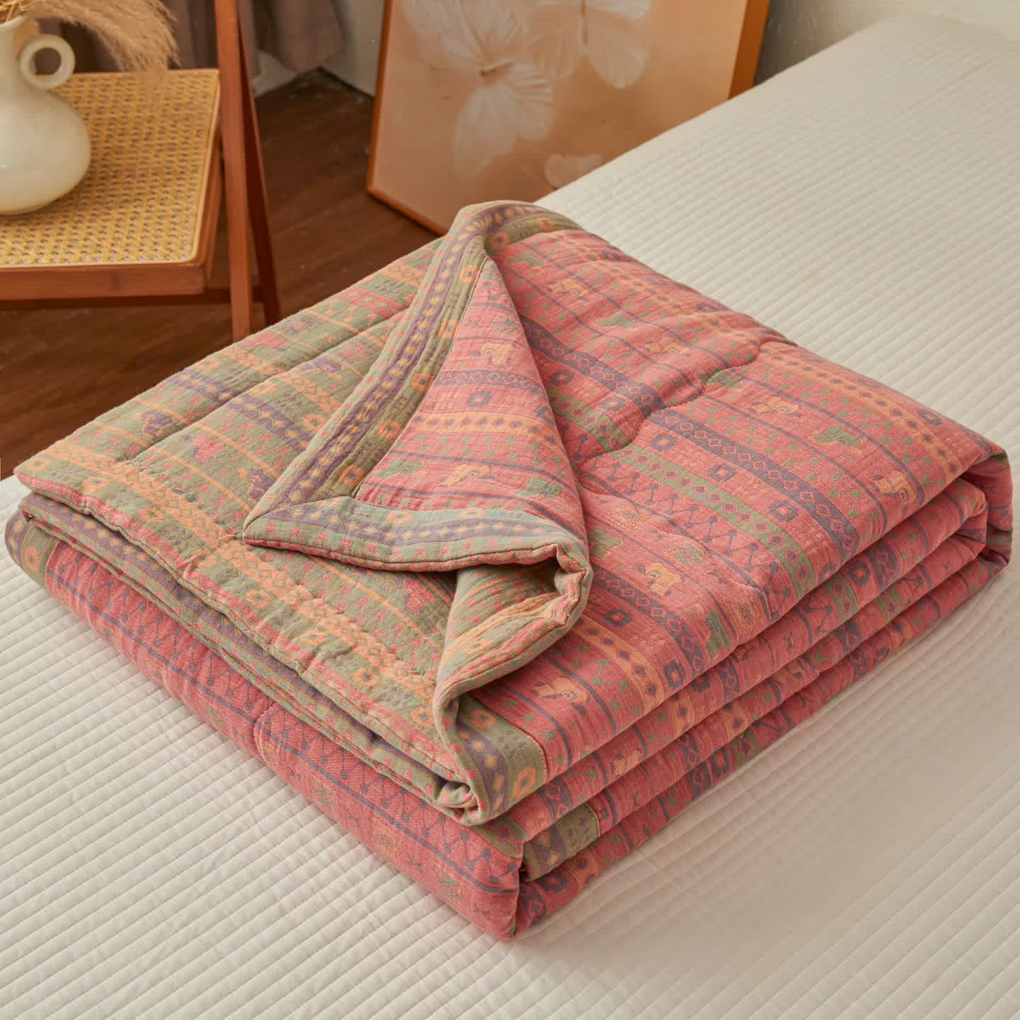 Ownkoti Jacquard Double-layer Gauze Natural Cotton Quilt - image 5