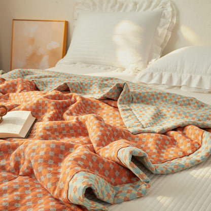 Ownkoti Yarn-Dyed Jacquard Muslin Reversible Quilt - image 4