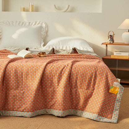 Ownkoti Yarn-Dyed Jacquard Muslin Reversible Quilt - image 2
