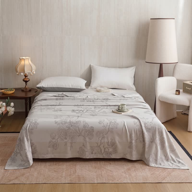 Ownkoti Multicolor Floral Vine Bamboo Fiber Quilt - Silver - Queen - image 7