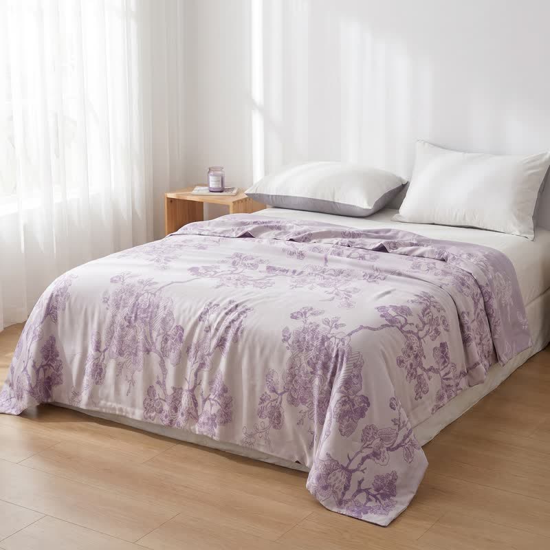 Ownkoti Multicolor Floral Vine Bamboo Fiber Quilt - image 1