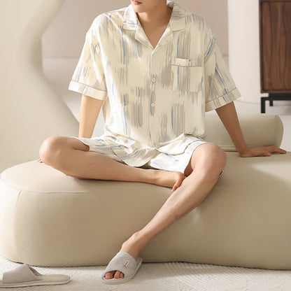 Ownkoti Unisex Stripe Modal Cotton Loungewear Set - image 2