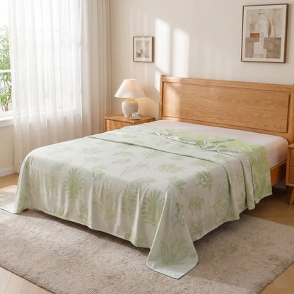 Ownkoti Multicolor Botanical Sketch Bamboo Fiber Quilt - image 1