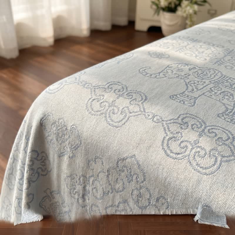 Ownkoti Multicolor Oriental Floral Cotton Gauze Quilt - image 4