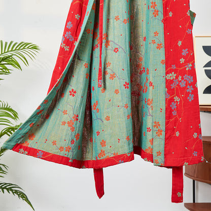 Ownkoti Kimono Style Short Sleeve Muslin Bathrobe - image 13
