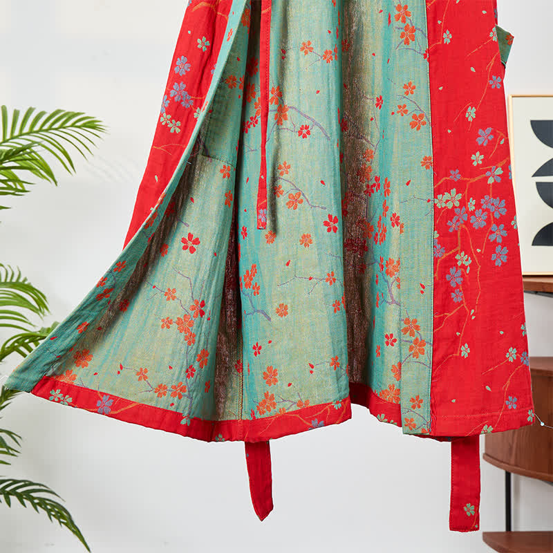 Ownkoti Kimono Style Short Sleeve Muslin Bathrobe - image 15
