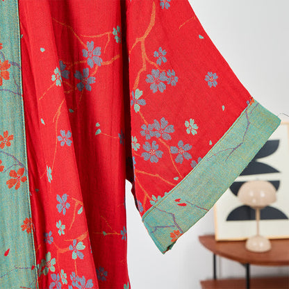 Ownkoti Kimono Style Short Sleeve Muslin Bathrobe - image 14