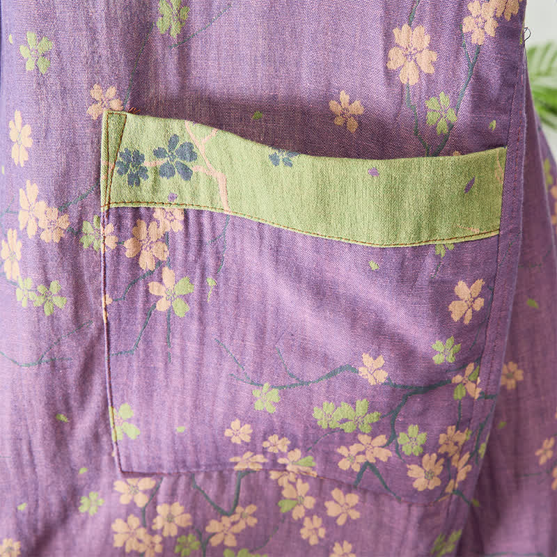 Ownkoti Kimono Style Short Sleeve Muslin Bathrobe - image 5