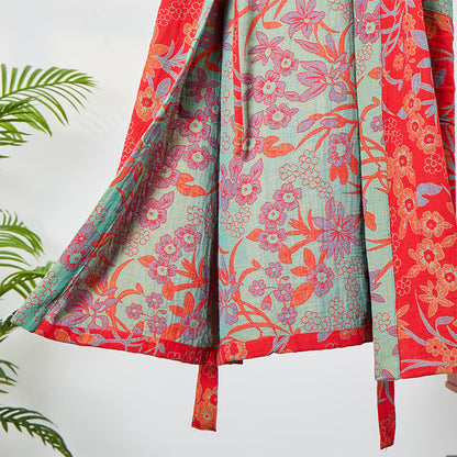 Ownkoti Bohemian Floral Muslin Gauze Kimono Robe - image 3