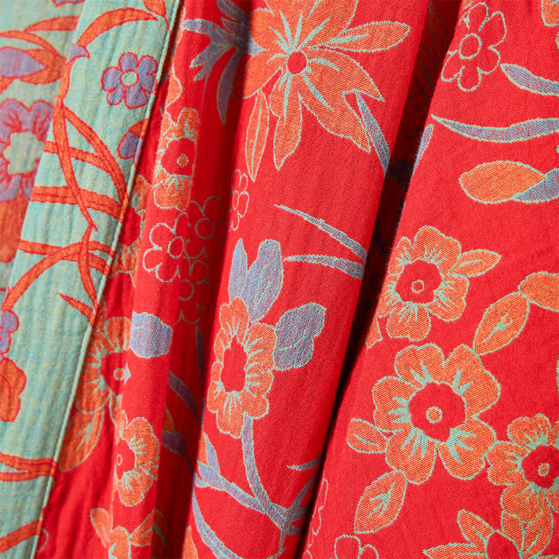 Ownkoti Bohemian Floral Muslin Gauze Kimono Robe - image 7